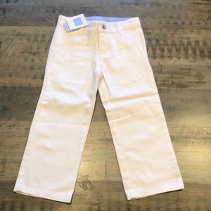 Janie and Jack white chinos pants 3T NEW
